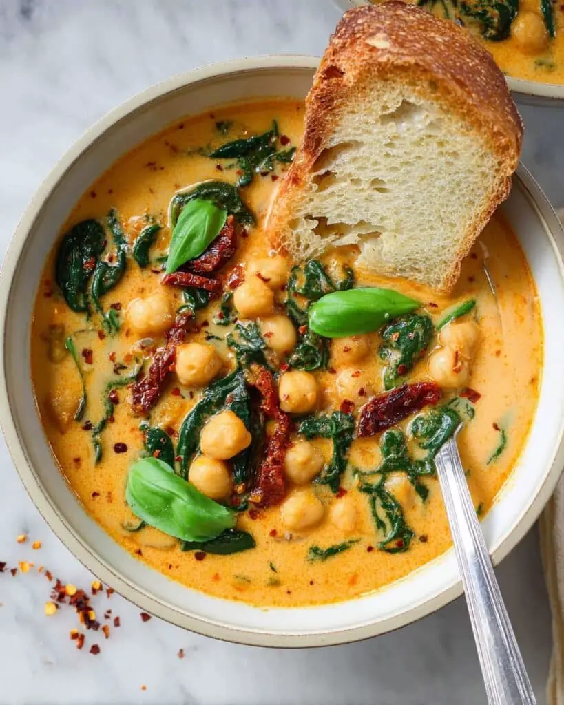 Tuscan Garbanzo Bean Soup Recipe