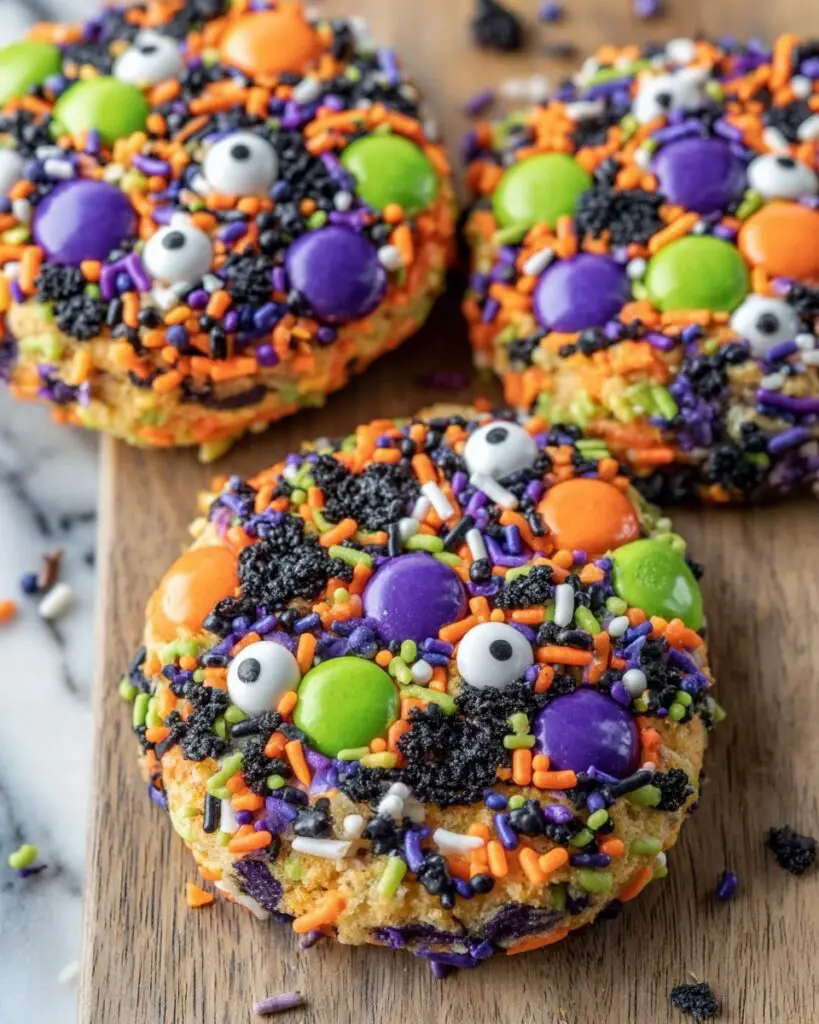 Halloween Sugar Cookies with Colorful Sprinkles Recipe