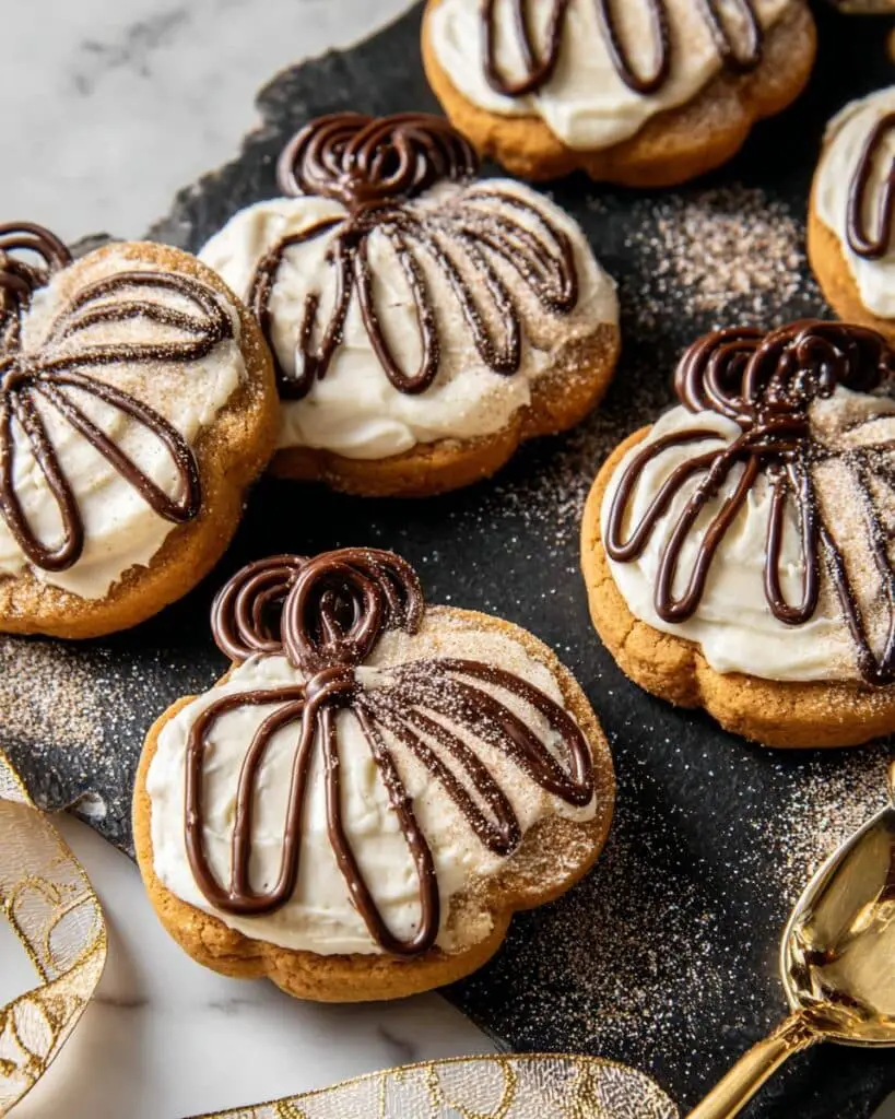 Soft Pumpkin Sugar Cookies with Cinnamon Brown Butter Frosting Recipe