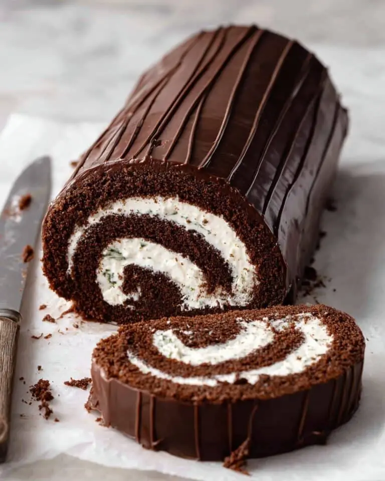 Chocolate Swiss Roll Cake Recipe