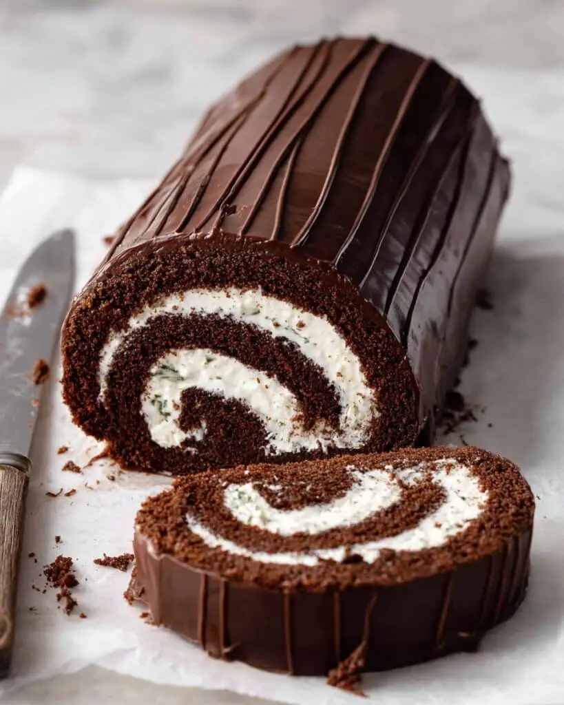 Chocolate Swiss Roll Cake Recipe