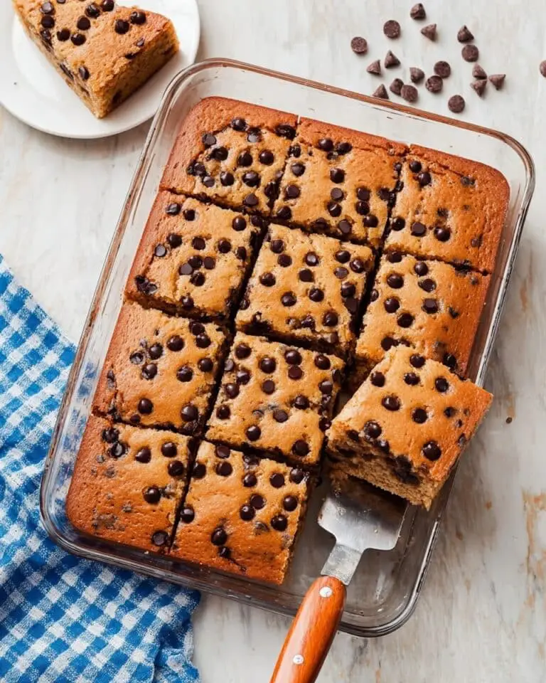 Chocolate Chip Banana Bars Recipe