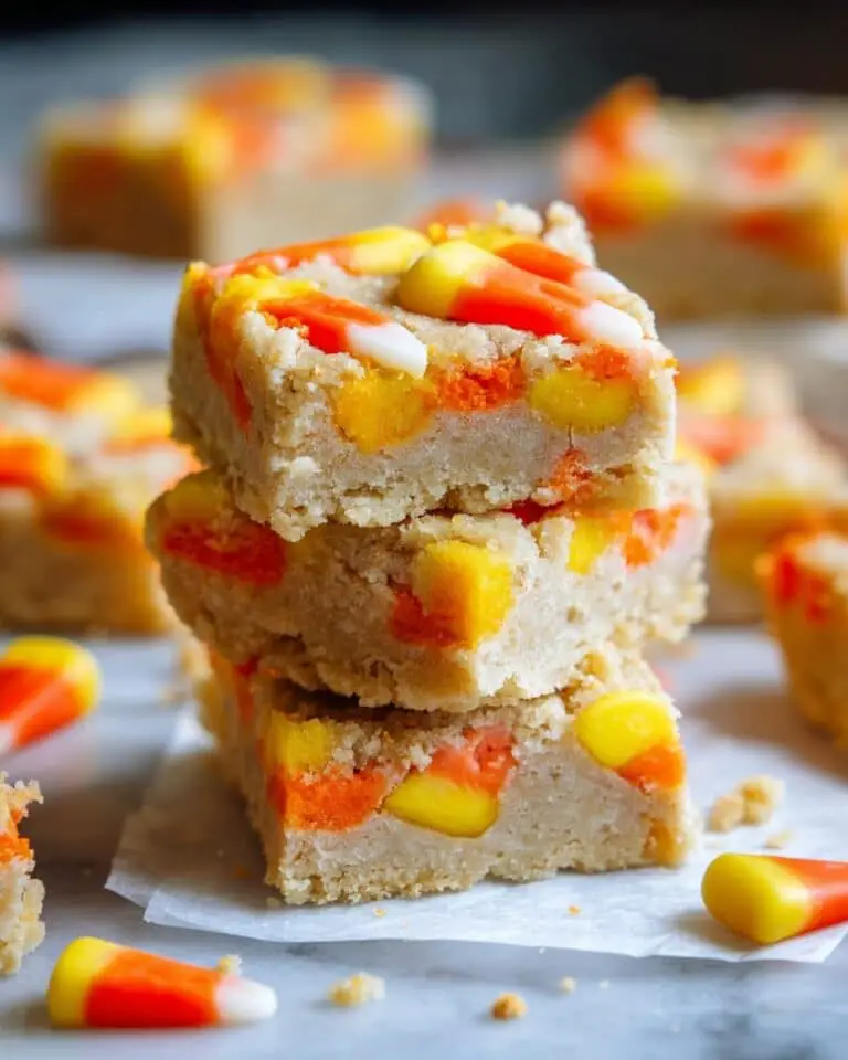 Candy Corn Blondies Recipe