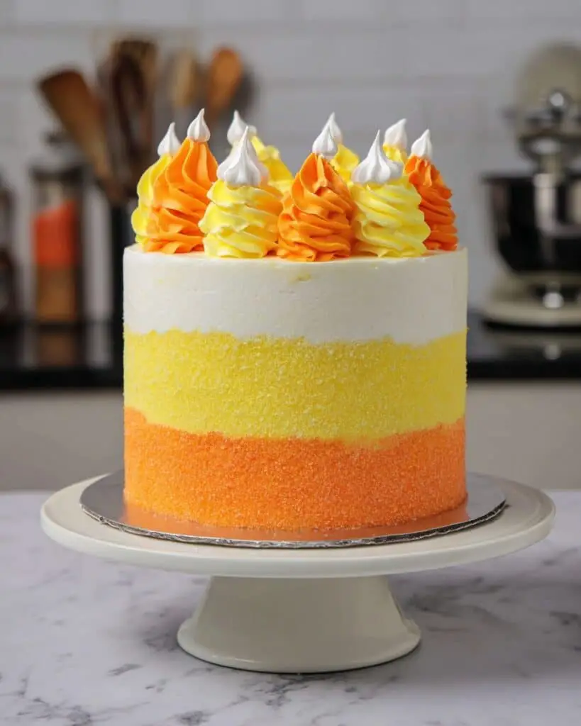 Candy Corn Cake Recipe