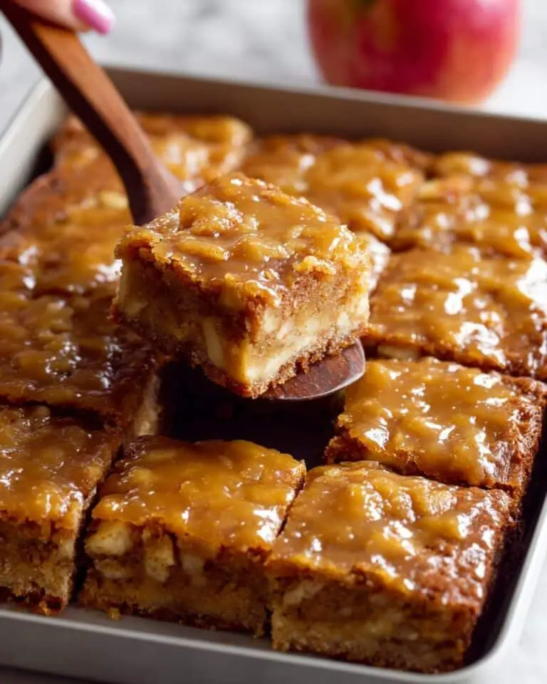 Vegan Apple Cake with Caramel Drizzle Recipe