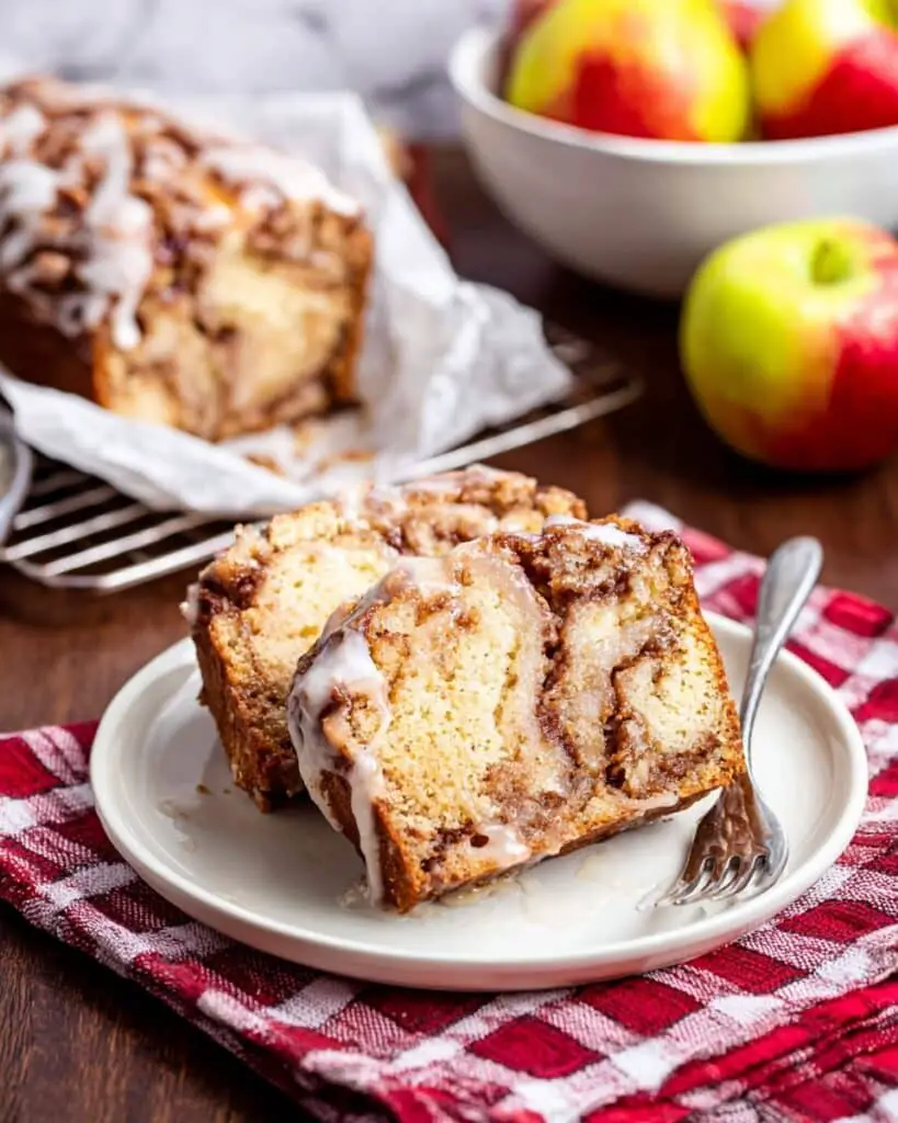 Apple Cinnamon Bread with Icing Recipe