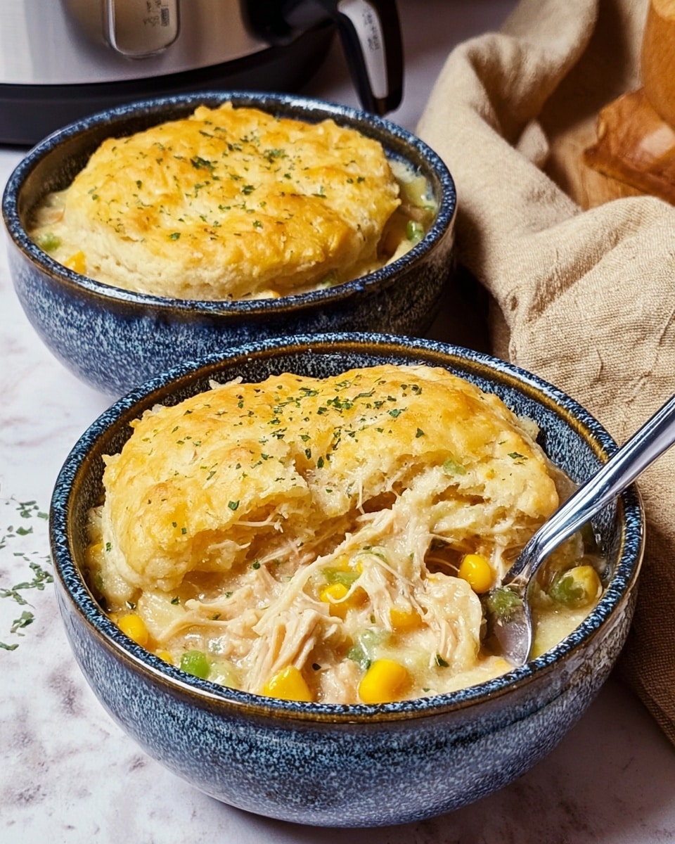 Slow Cooker Chicken and Cheddar Bay Biscuit Dumplings Recipe