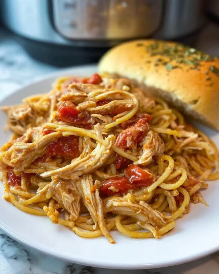 Crock Pot Italian Chicken with Spaghetti Recipe