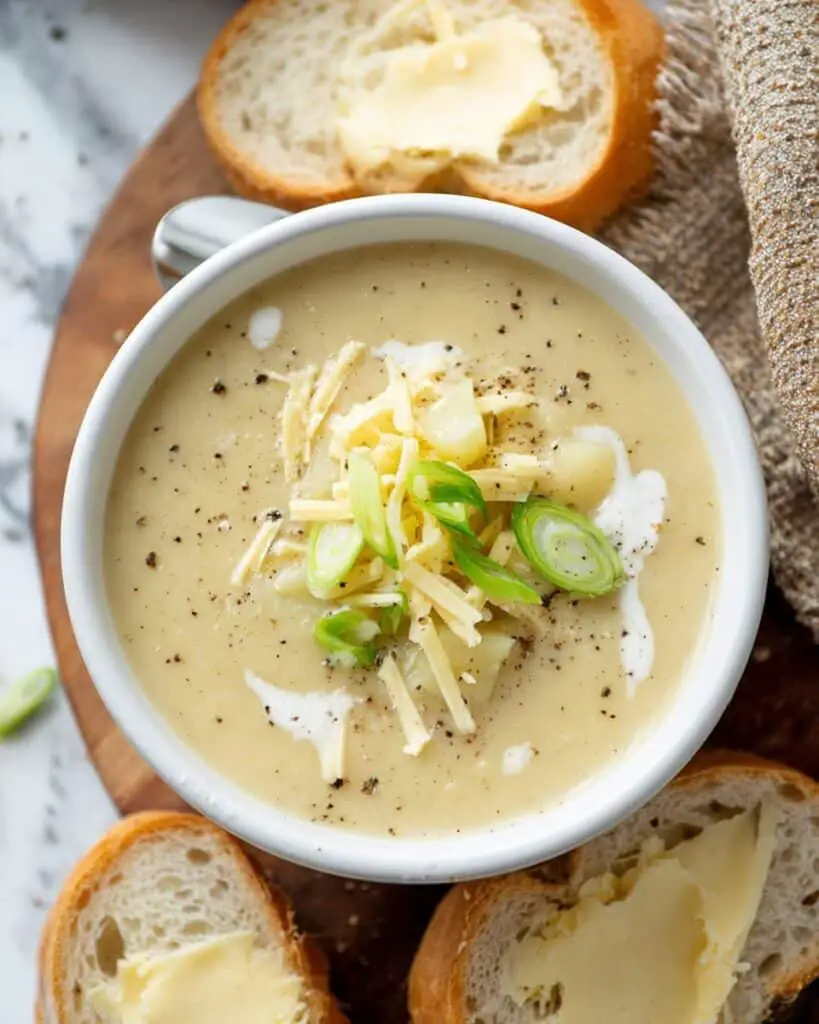 Spring Onion Potato Soup Recipe