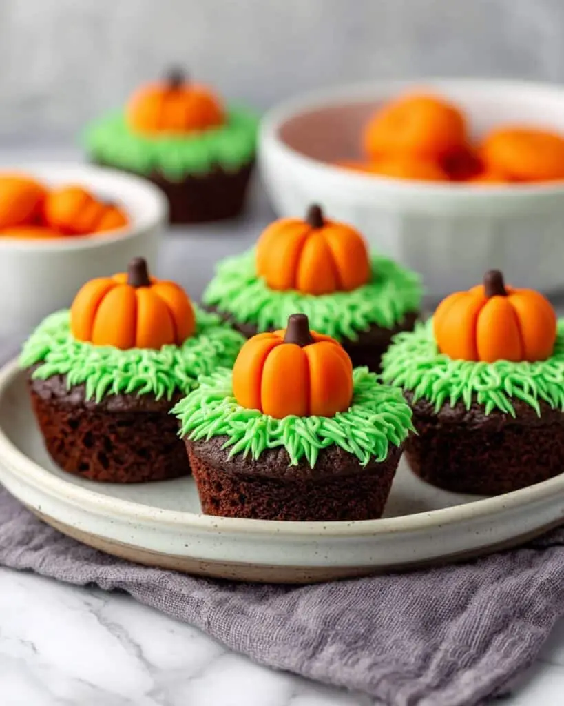 Pumpkin Patch Brownie Bites Recipe