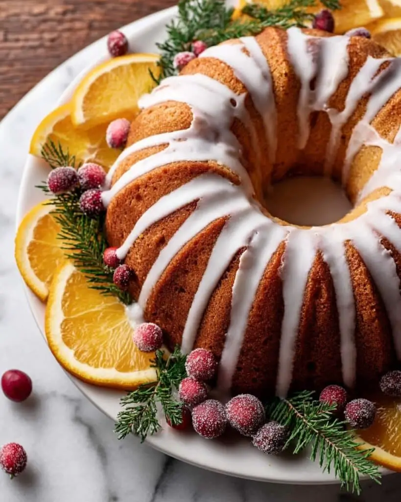 Cranberry Orange Bundt Cake Recipe