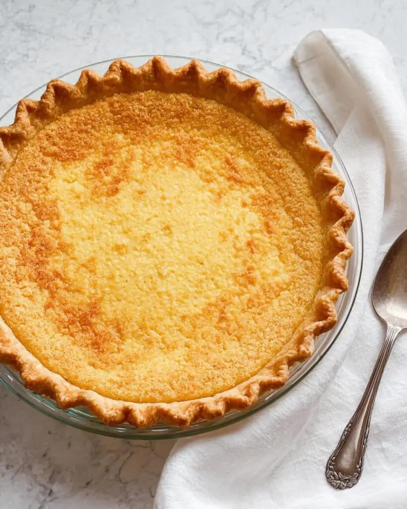 Buttermilk Pie with Lemon and Whiskey Recipe