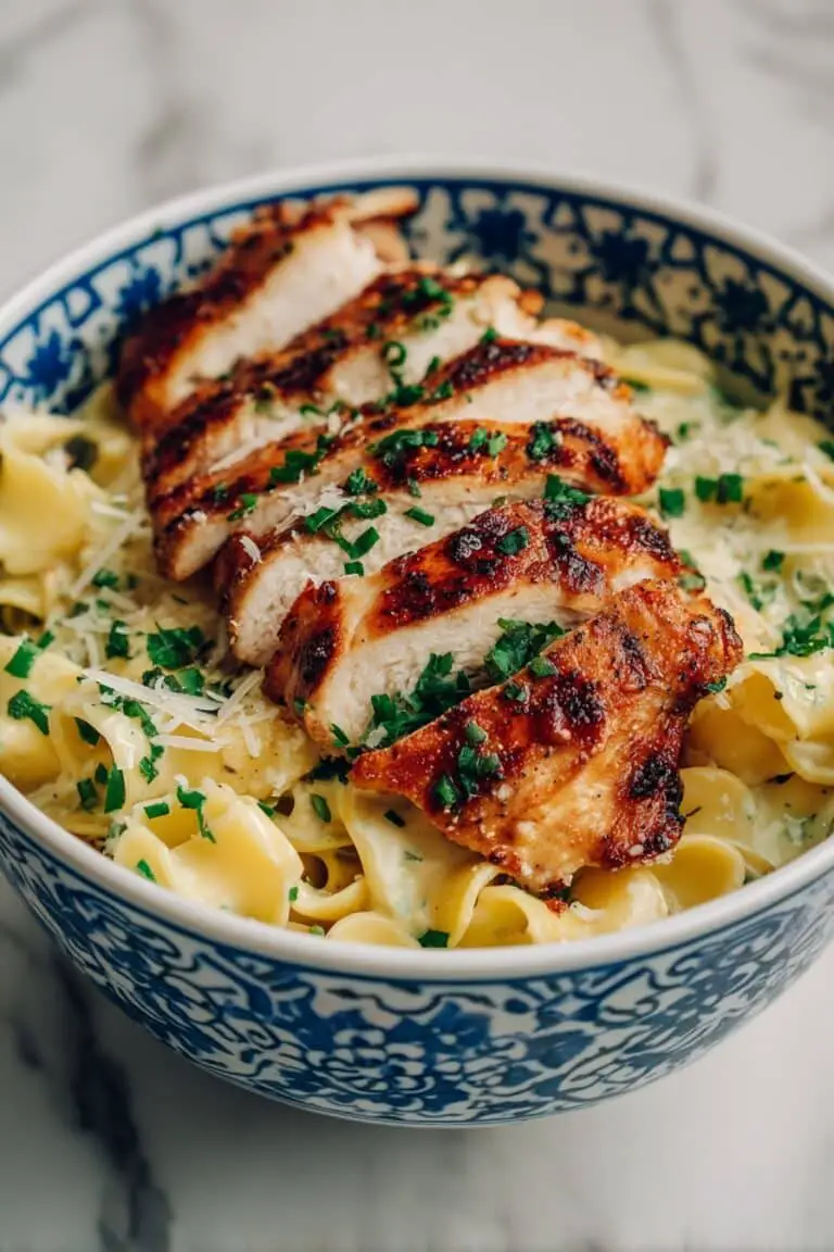 Healthy Chicken Alfredo with Greek Yogurt Recipe