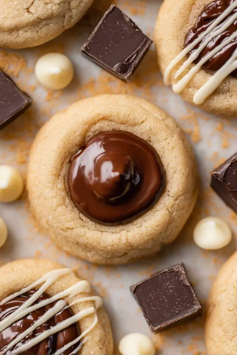 Nutella Thumbprint Cookies Recipe