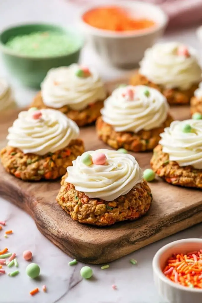 Carrot Cake Cookies with Cream Cheese Frosting Recipe