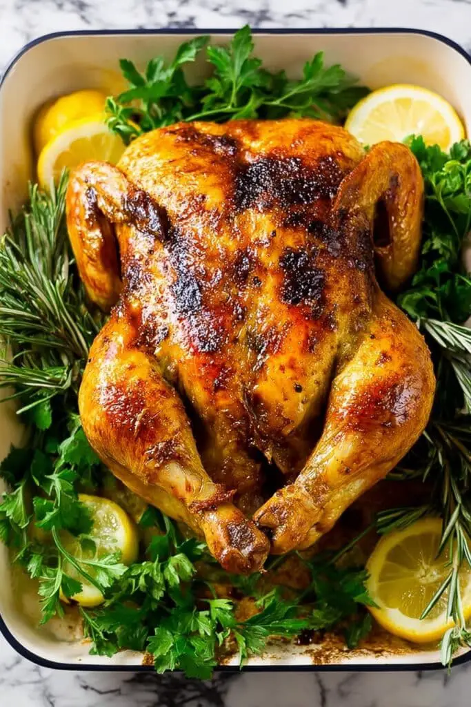 Slow Cooker Whole Chicken with Spiced Crispy Skin Recipe