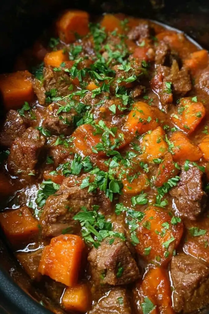 Slow Cooker Beef Stew with Rich Gravy Recipe