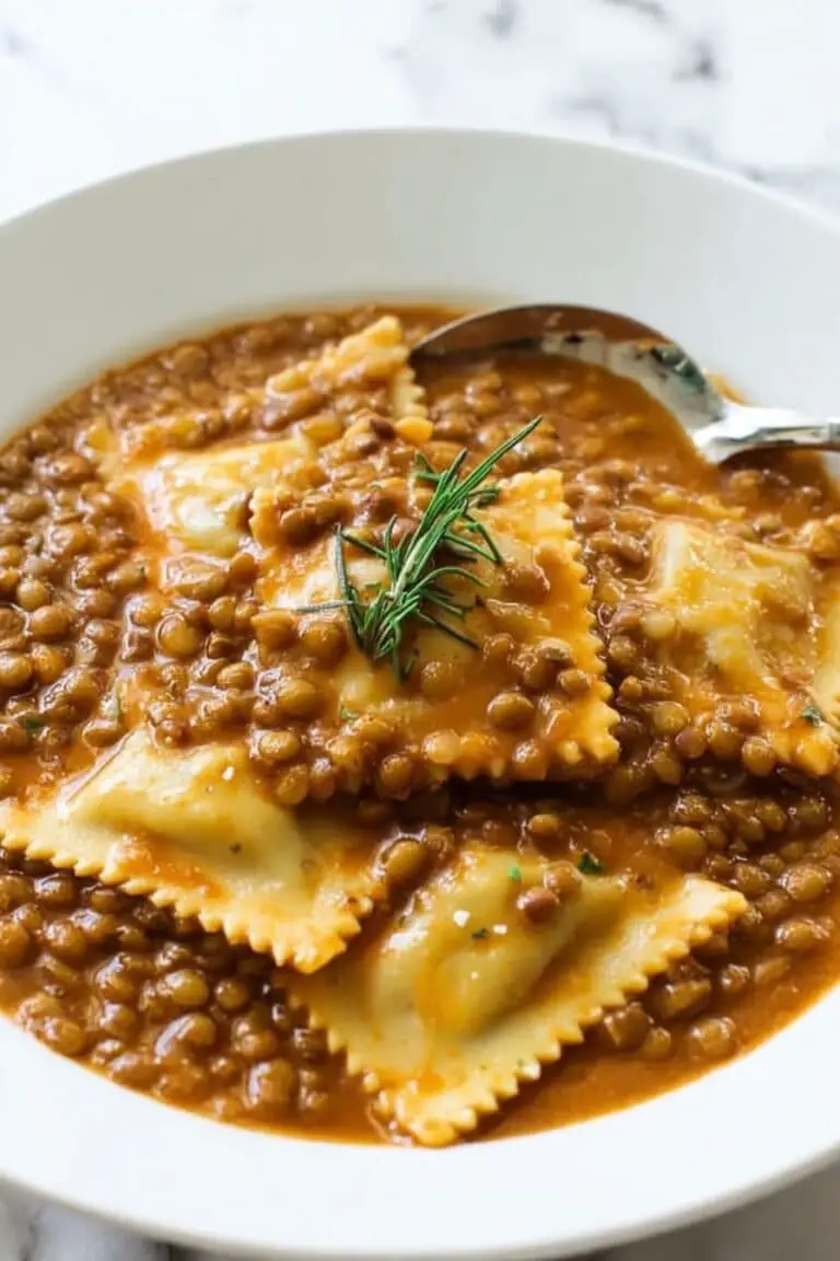 Umbrian Lentil Soup with Pasta Recipe