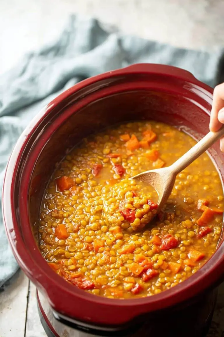Slow Cooker Lentil Soup Recipe