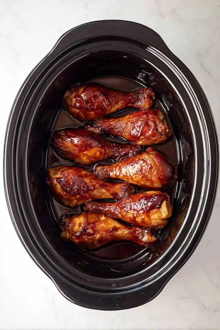 Incredible Slow Cooker Drumsticks (4-Ingredient BBQ Chicken) Recipe