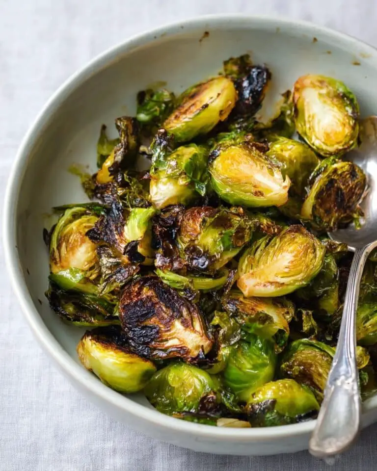 Roasted Brussels Sprouts with Balsamic Vinegar & Honey Recipe