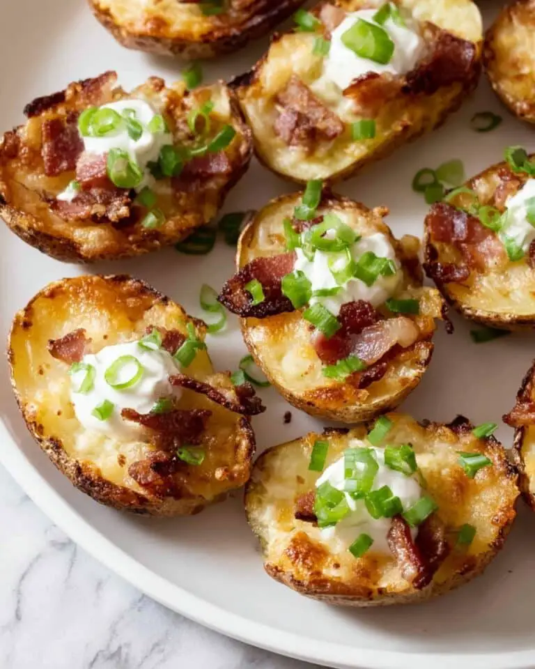 Cheese and Bacon Potato Skins Recipe