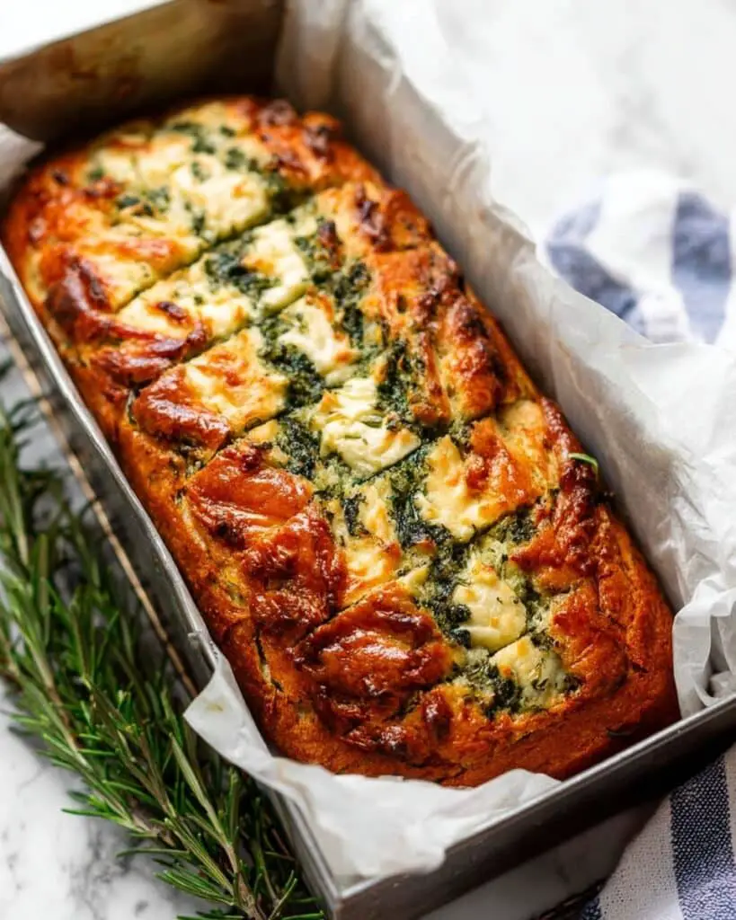 Cheese, Garlic and Herb Quick Bread (No Yeast) Recipe