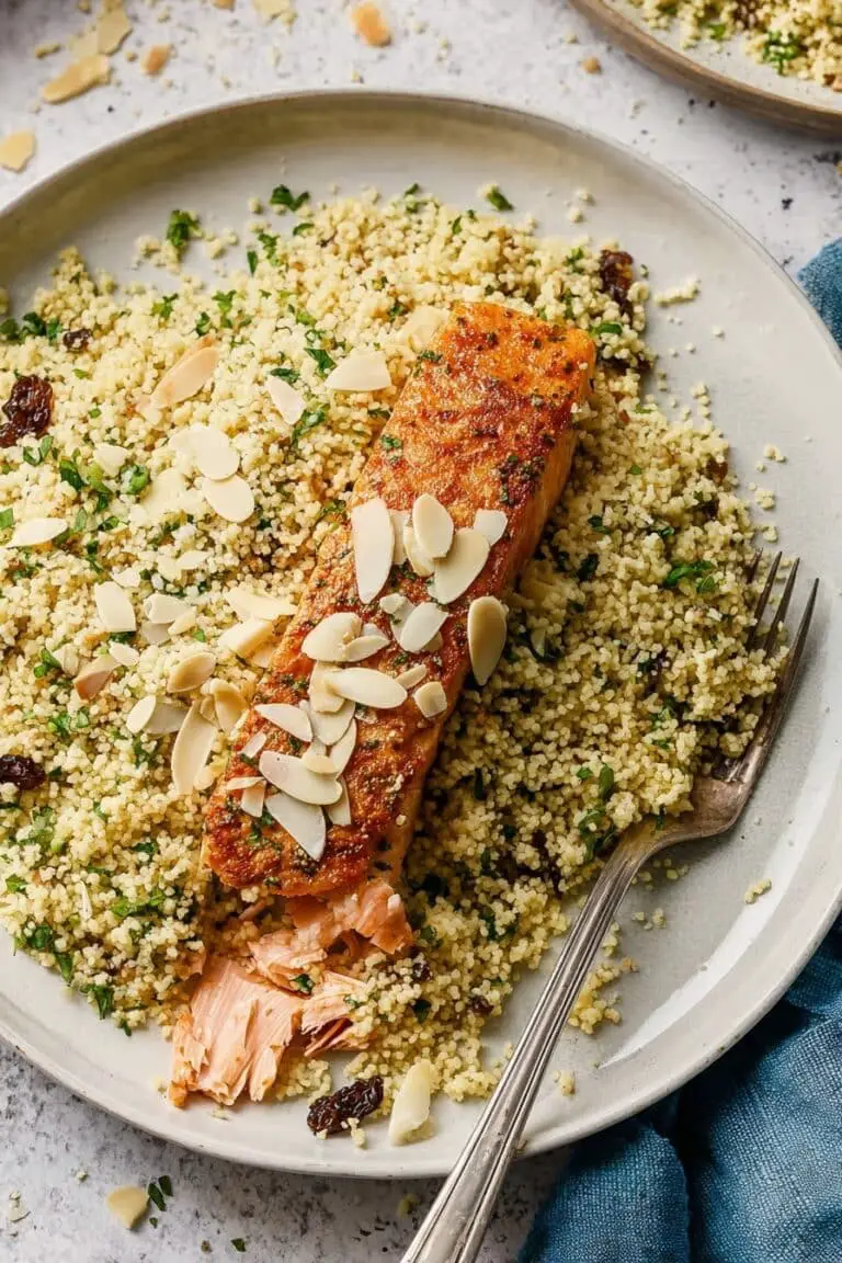 30-Minute Moroccan-Spiced Salmon with Citrus Couscous Recipe