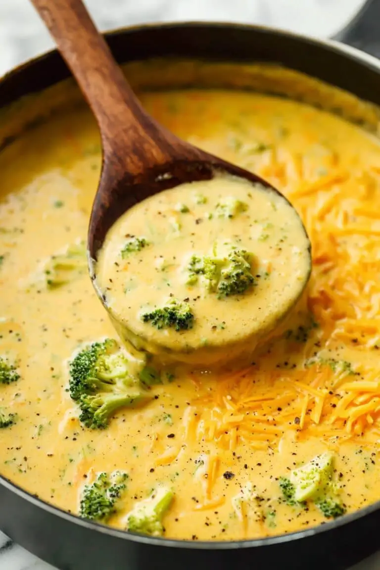 Vegan Broccoli Cheddar Soup Recipe