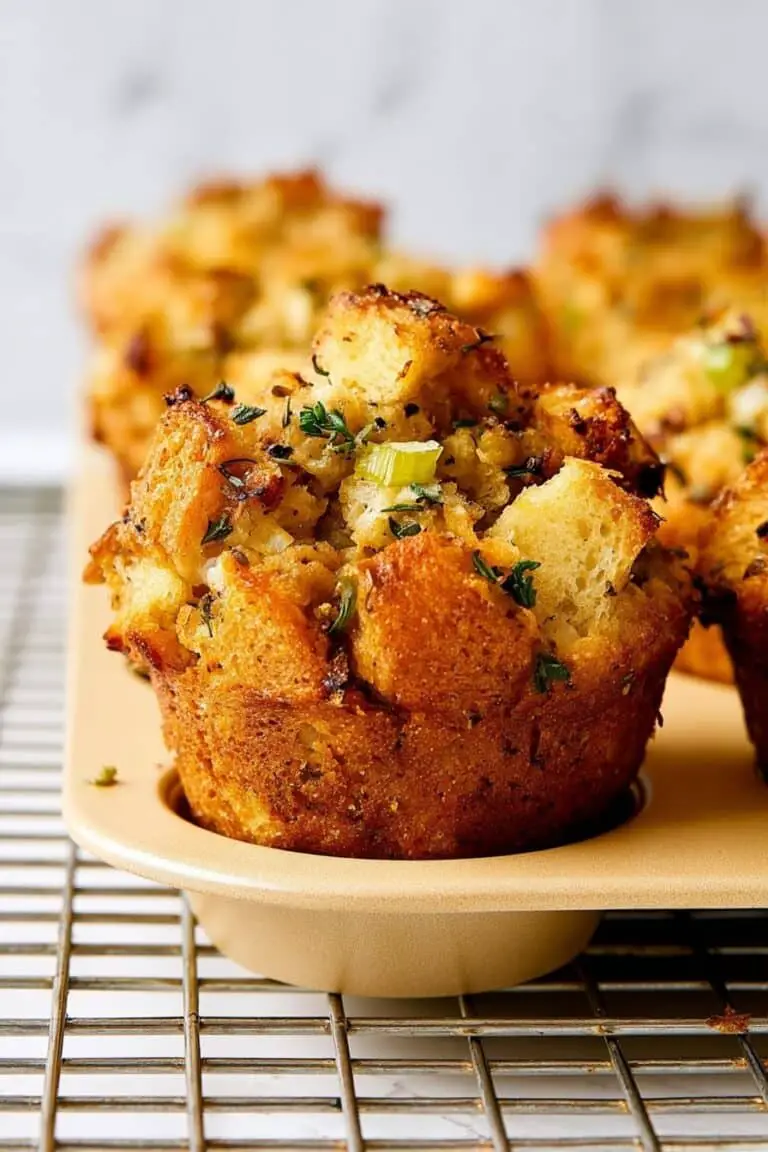 Crispy-Edged Stuffing Muffins (Stuffins) Recipe