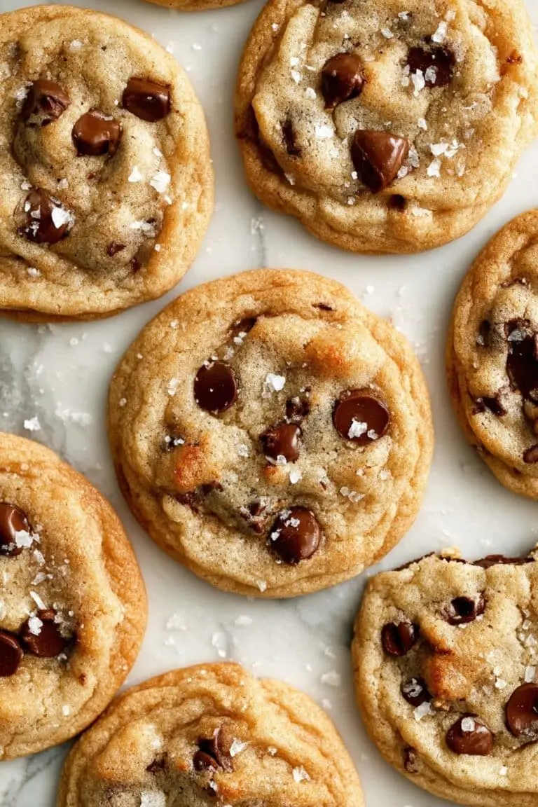 The Best Chewy Salted Caramel Chocolate Chip Cookies Recipe
