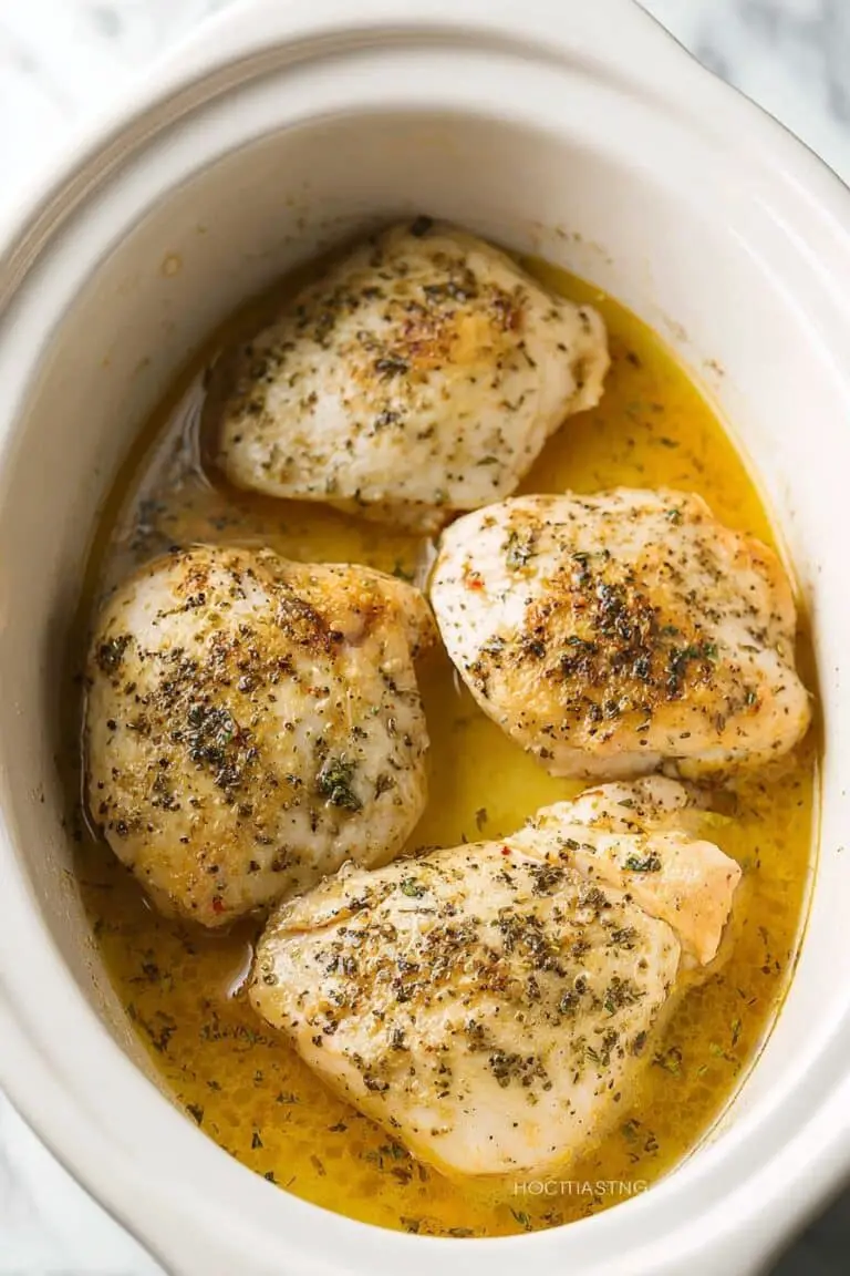 Slow Cooker Seasoned Chicken Breast Recipe