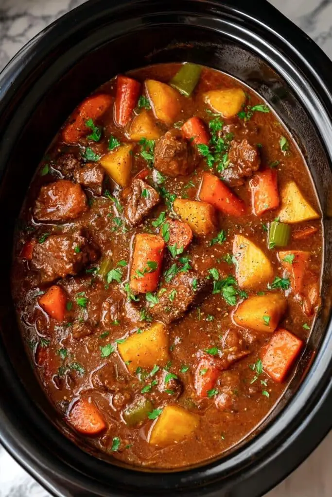 Slow Cooker Venison Stew | Thick & Hearty Recipe