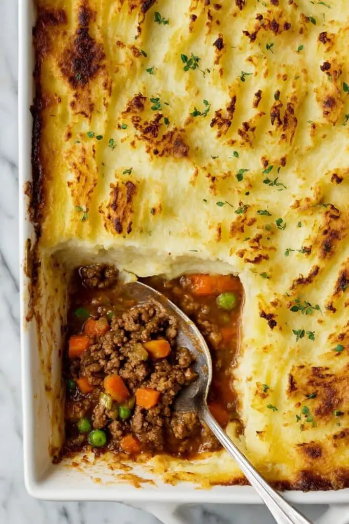 Classic Shepherd’s Pie with Lamb or Beef and Rich Gravy Recipe