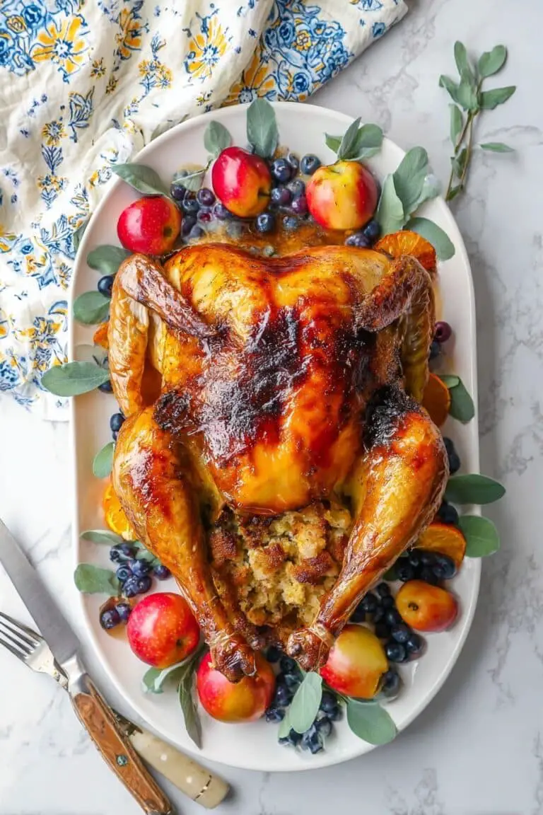 Maple Glazed Roast Turkey Recipe