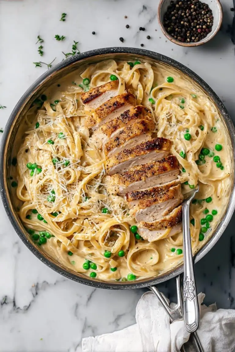 Turkey Alfredo Pasta Recipe