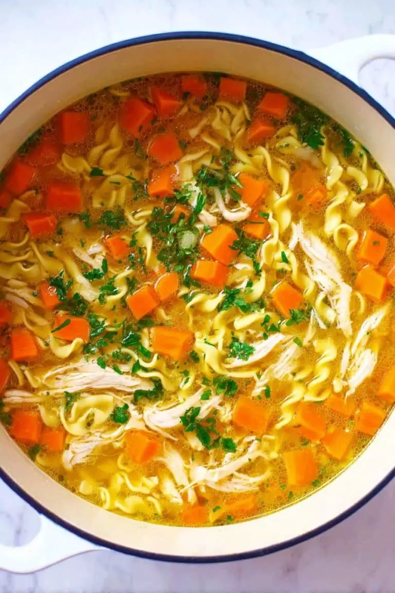 Homemade Chicken Noodle Soup Recipe