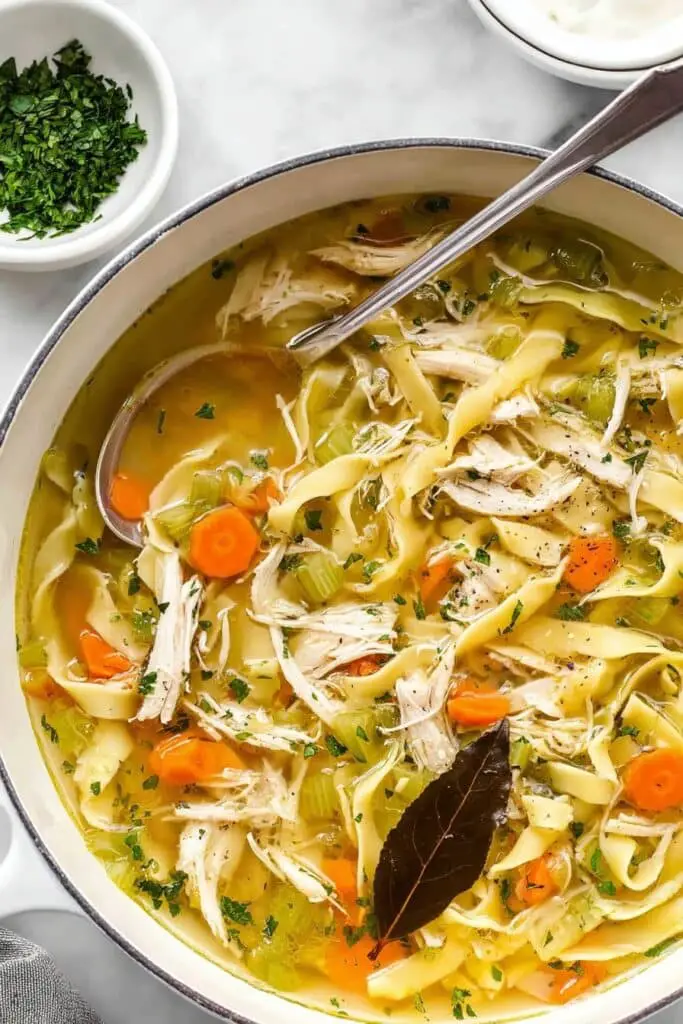 Homemade Chicken Noodle Soup from Scratch Recipe