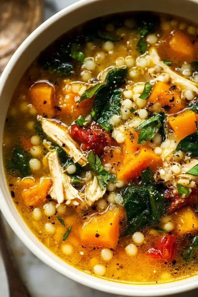 Fall Chicken Stew with Quinoa and Butternut Squash Recipe