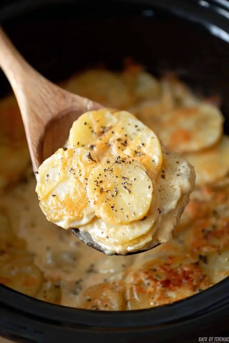 Slow Cooker Scalloped Potatoes Recipe
