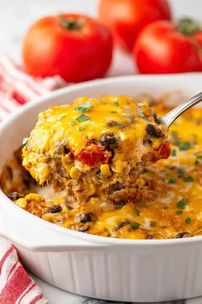 Easy Chicken Taco Casserole Recipe