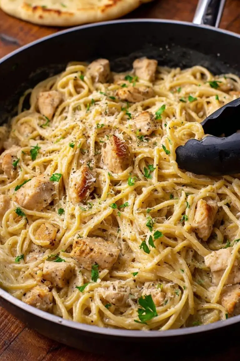 Creamy Garlic Parmesan Chicken Pasta Recipe