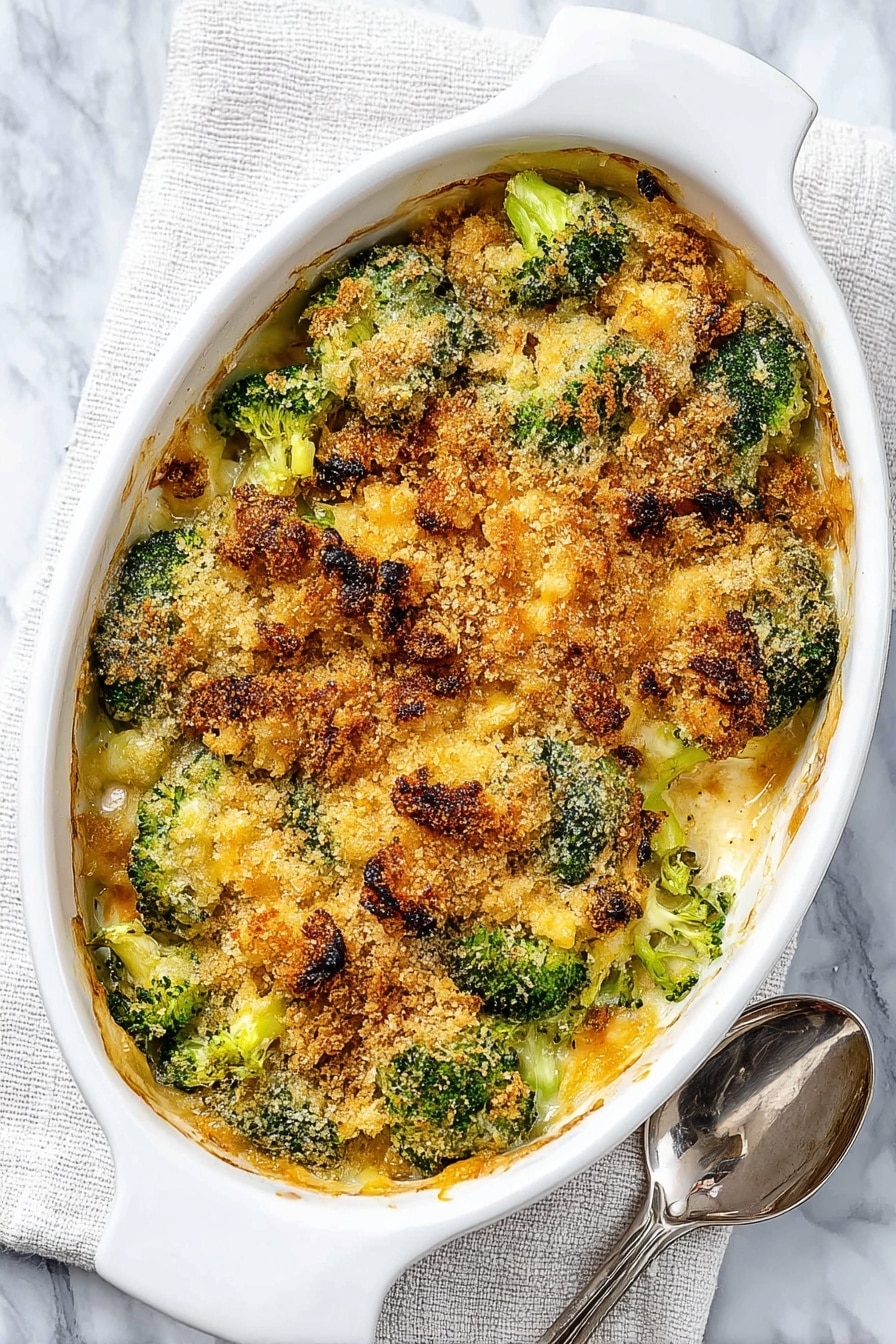 Healthy Broccoli Mushroom Casserole Recipe