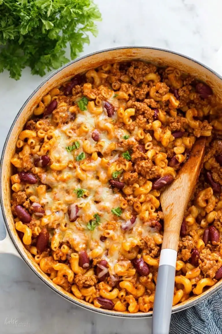 Turkey Chili Mac and Cheese Recipe