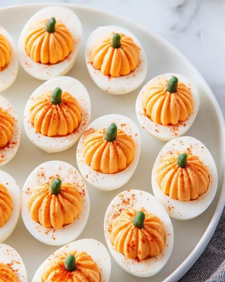 Pumpkin Deviled Eggs Recipe