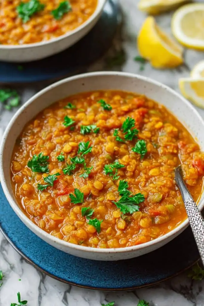 Harira: Classic Moroccan Lentil and Chickpea Soup Recipe
