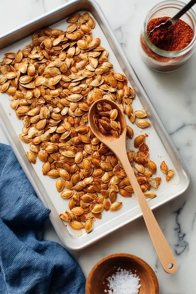 Spicy Roasted Pumpkin Seeds Recipe