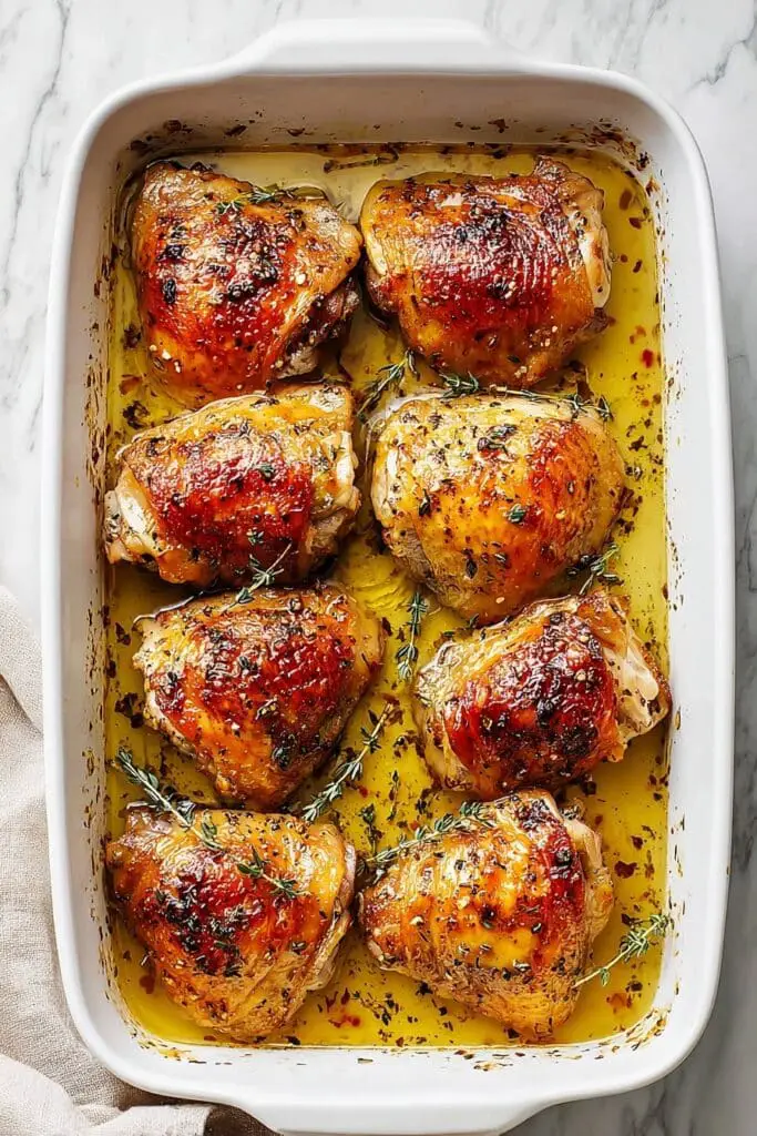 Honey Mustard Chicken Thighs Recipe
