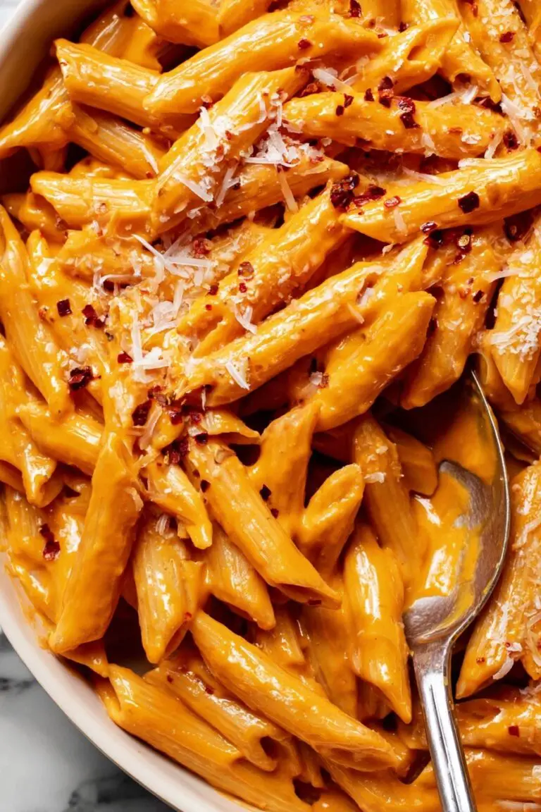Creamy Vodka Penne Pasta Recipe