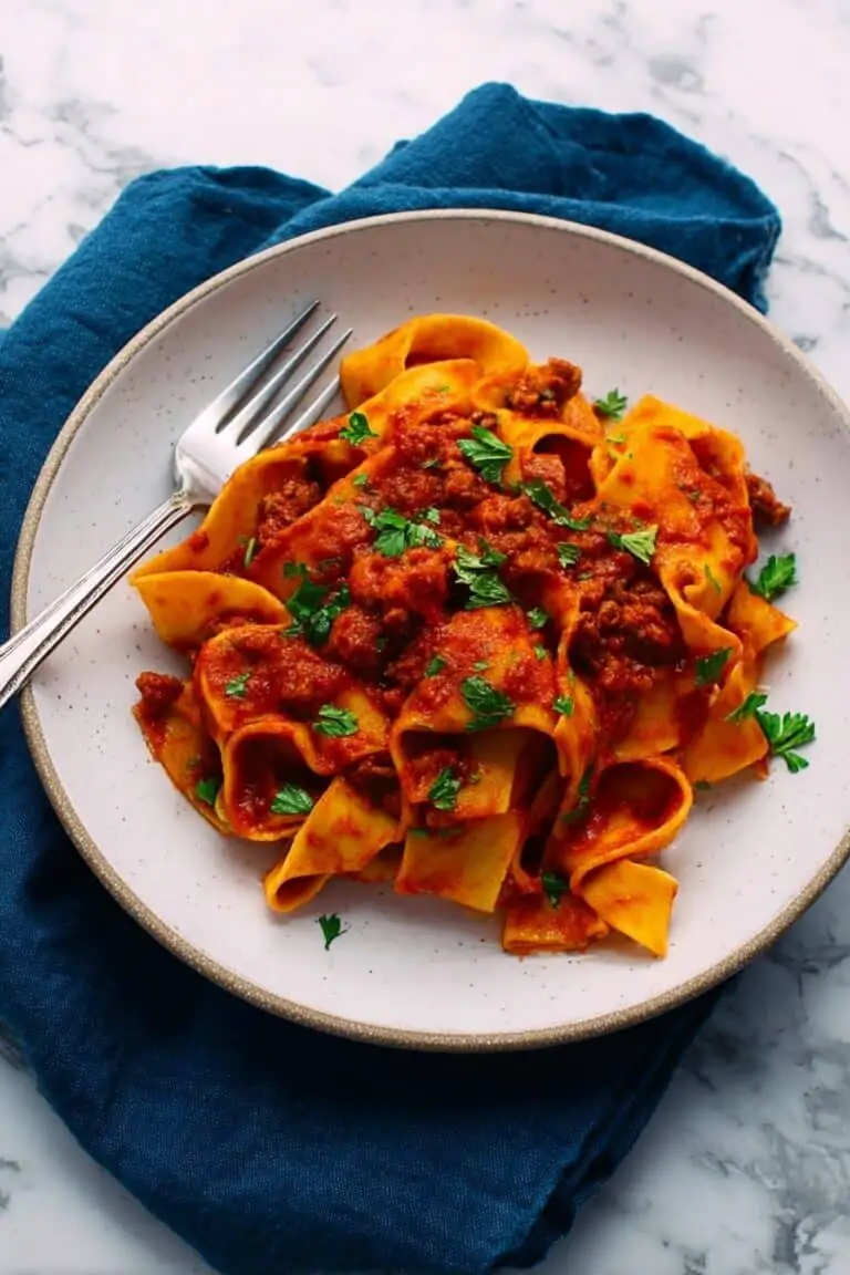 Slow Cooker Pappardelle Bolognese Recipe